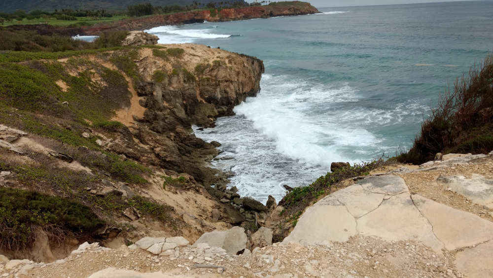 Poipu Trail on the Ocean